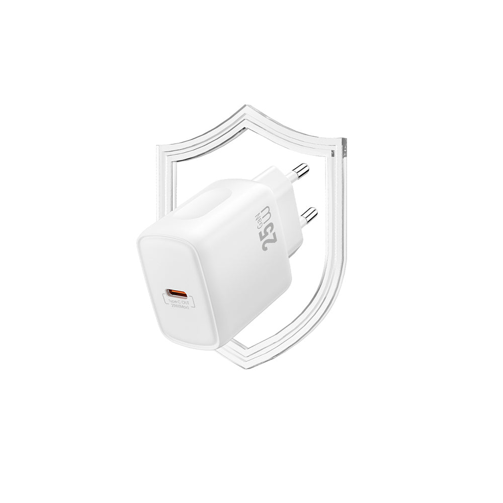 Wiwu Wi-G016 Essen Serisi GaN Tech PD Hızlı Şarj Özellikli 25W Şarj Başlığı Wiwu Wi-G016 Essen Serisi GaN Tech PD Hızlı Şarj Özellikli 25W Şarj Başlığı